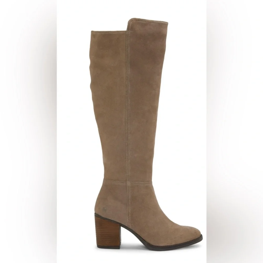 Lucky Brand Tan Suede Over-the-Knee Boots